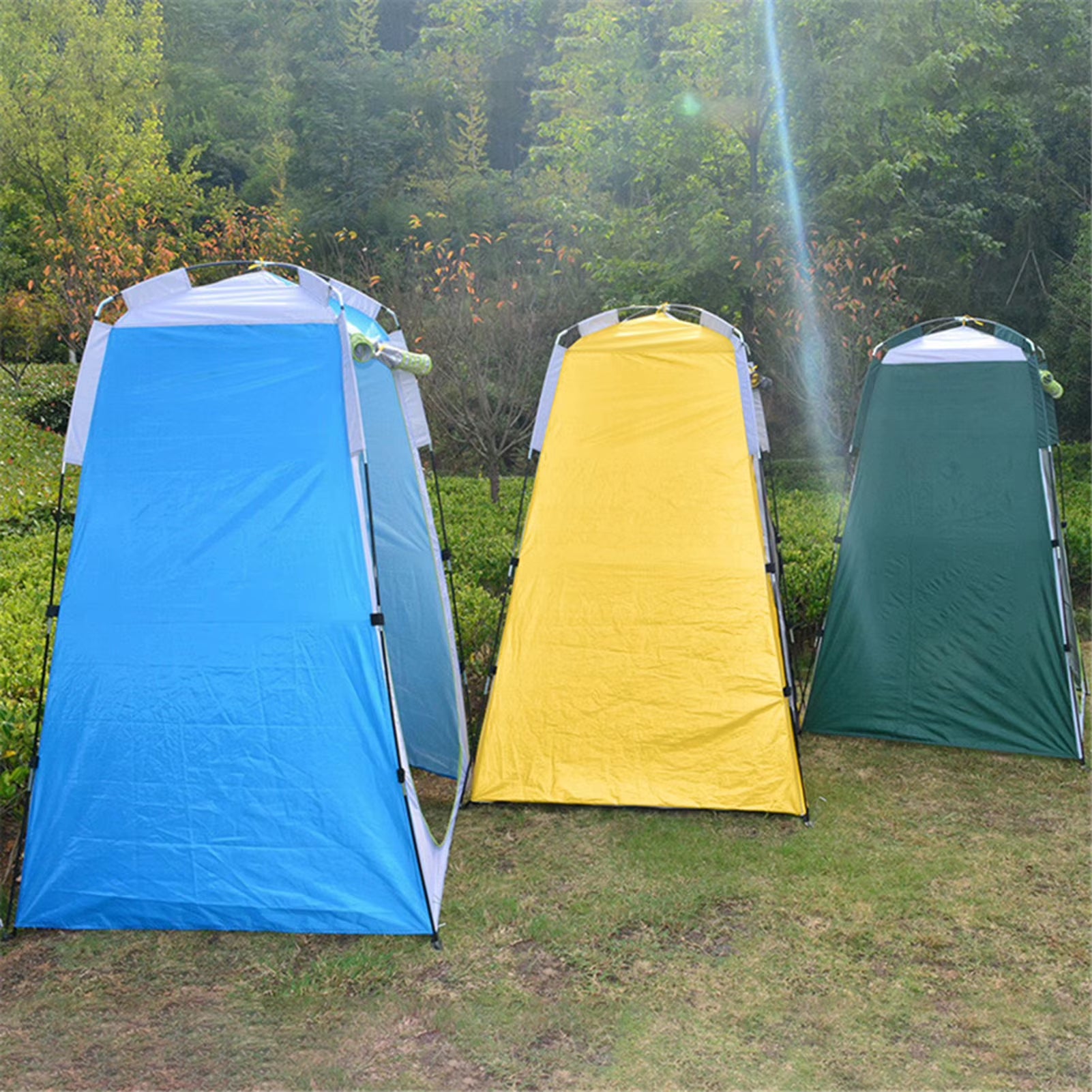 Portable Privacy Shower Toilet Tent Camping Automatic Pop up Tent UV Function for Outdoor Camping Hiking Dressing Photography