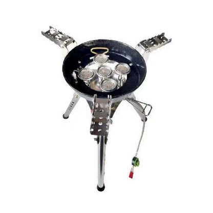 Outdoor Camping Gas Stove 4360W Adjustable Height Foldable Burner for Picnic Camping Cooker Universal Cooking Accessories