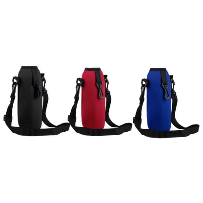 750Ml Neoprene Water Bottle Carrier, Insulated Water Bottle Holder Bag Case