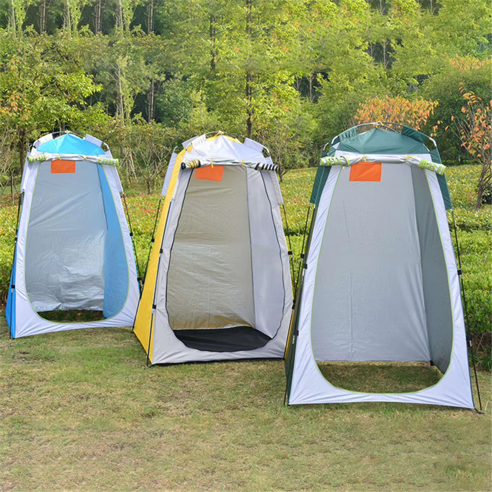 Portable Privacy Shower Toilet Tent Camping Automatic Pop up Tent UV Function for Outdoor Camping Hiking Dressing Photography