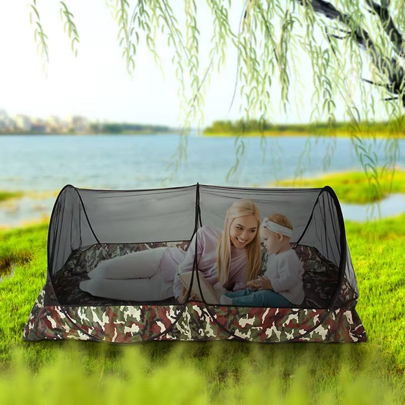 Camping Net Tent Multifunctional Net Tents with Carry Bag Multifunctional Netting for Bed Patio Camping Travel Compact And